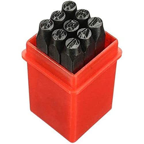 Boxonly Metallstanzer-Set mit Zahlen, 5 mm, geprägt, digitaler Code, Alphabet, Markierung 0–9, für DIY-Schmuckherstellung, Bastelwerkzeug, 9 Stück Boxonly Metallstanzer-Set mit Zahlen, 5 mm, geprägt, digitaler Code, Alphabet, Markierung 0–9, für DIY-Schmuckherstellung, Bastelwerkzeug, 9 Stück von Boxonly