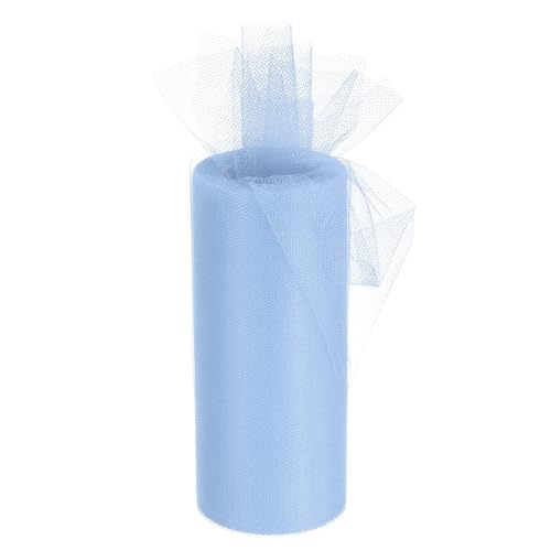 Boxonly Tüllband-Rollen, blau, 15 cm, 22,7 m, Pastellnetzstoff, Netzstoff, 15 cm breit, Netzrolle für Geschenkverpackungen, Weihnachten, Hochzeit, DIY Handwerk Boxonly Tüllband-Rollen, blau, 15 cm, 22,7 m, Pastellnetzstoff, Netzstoff, 15 cm breit, Netzrolle für Geschenkverpackungen, Weihnachten, Hochzeit, DIY Handwerk von Boxonly