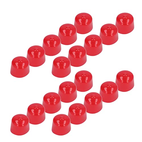 20 Stück Rote PVC-Schutzabdeckung, Elastische, Flammhemmende, Leichte Endkappe mit Schraubgewinde (20mm) von Boxwizard