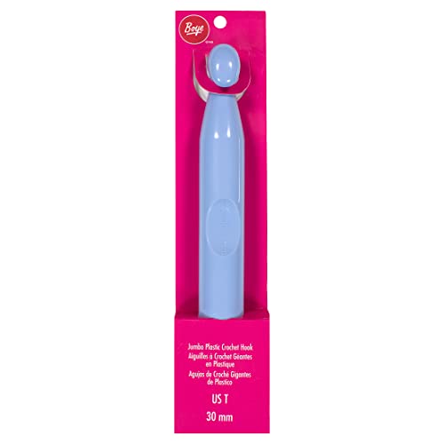 Boye 3336239001 Jumbo Häkelnadel aus Kunststoff, Size T von Boye