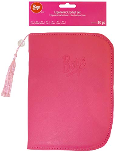Boye Ergonomische Haken- und Garnnadel-Set und Häkelbedarf. von Boye