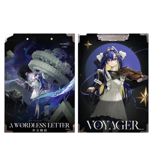 Boyoxon Black Dwarf Anime Ordner 30 x 21 cm, Wasserdichtes Holz Anime-thematisiert A4-Größe Schulbedarf mit sicherer Verschluss, langlebig für Schüler & Lehrer (Voyager 2) von Boyoxon