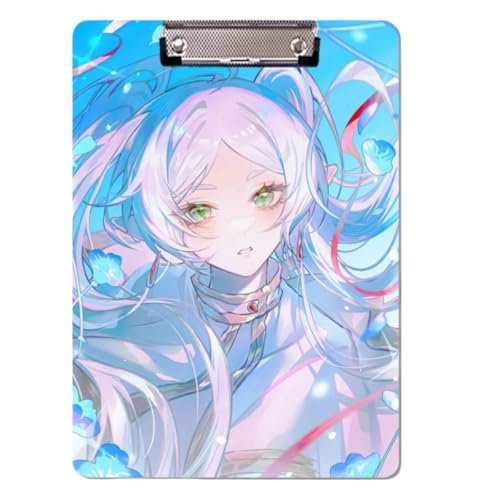 Boyoxon Frieren Anime Ordner 30 x 21 cm, PP-Kunststoff Anime-thematisiert A4-Größe Schulbedarf mit sicherer Verschluss, langlebig für Schüler & Lehrer (Frieren 6) von Boyoxon