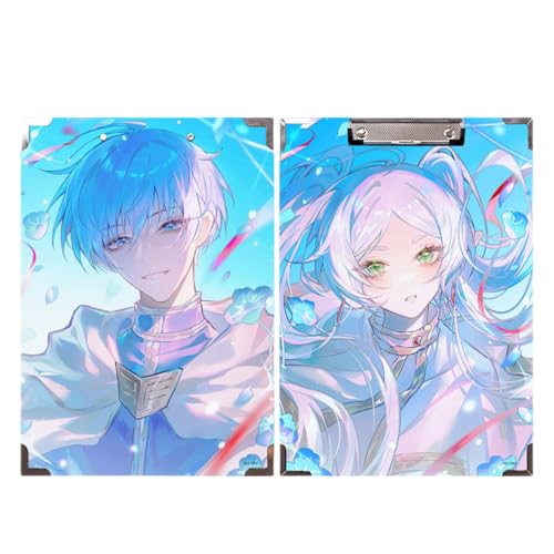 Boyoxon Himmel Anime Ordner 30 x 21 cm, Wasserdichtes Holz Anime-thematisiert A4-Größe Schulbedarf mit sicherer Verschluss, langlebig für Schüler & Lehrer (Himmel 3) von Boyoxon