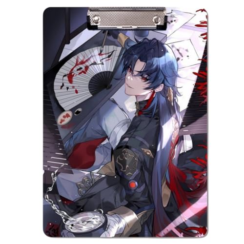 Boyoxon Sunday Anime Ordner 30 x 21 cm, PP-Kunststoff Anime-thematisiert A4-Größe Schulbedarf mit sicherer Verschluss, langlebig für Schüler & Lehrer (Blade) von Boyoxon