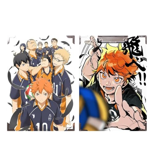 Boyoxon Tobio Kageyama Anime Ordner 30 x 21 cm, Wasserdichtes Holz Anime-thematisiert A4-Größe Schulbedarf mit sicherer Verschluss, langlebig für Schüler & Lehrer (Hinata Shoyo 2) von Boyoxon