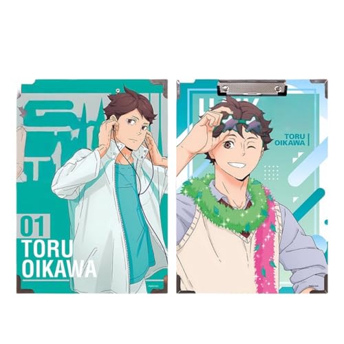 Boyoxon Tobio Kageyama Anime Ordner 30 x 21 cm, Wasserdichtes Holz Anime-thematisiert A4-Größe Schulbedarf mit sicherer Verschluss, langlebig für Schüler & Lehrer (Oikawa Tooru 2) von Boyoxon