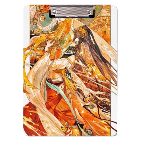Boyoxon Wei Wuxian Anime Ordner 30 x 21 cm, PP-Kunststoff Anime-thematisiert A4-Größe Schulbedarf mit sicherer Verschluss, langlebig für Schüler & Lehrer (Wei Wuxian 5) von Boyoxon