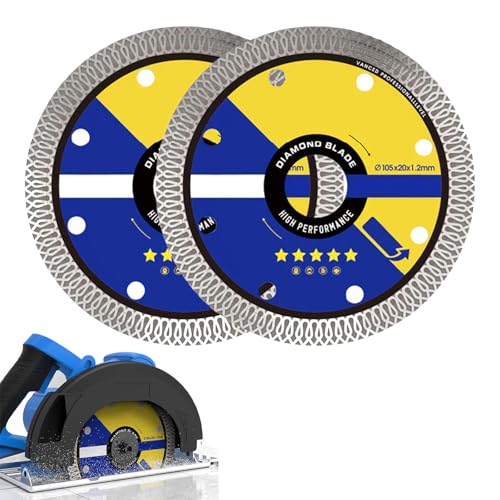 Super Thin Ceramic Tile Cutting Discs, Discos Para Cortar Ceramica, Disco Para Cortar Ceramica, Rock Saw for Cutting Rocks (2 PCS) von Bpoeee