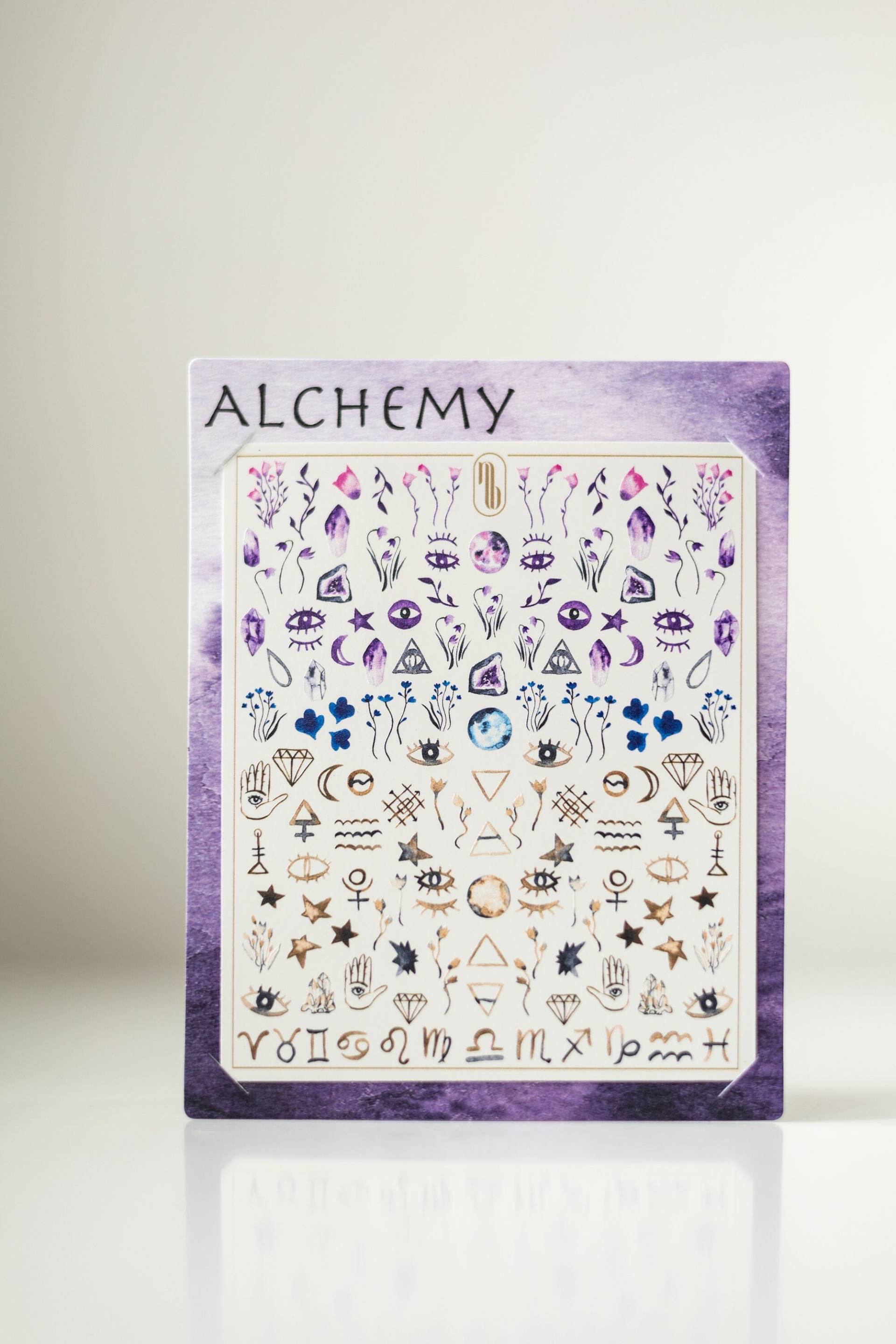 Alchemie | Wasserschiebefolie Nagel Abziehbild Set Nagelkunst von BraaunNails