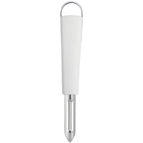 Brabantia Küchenhelfer Essential, Sparschäler/Universalschäler, Weiß und Edelstahl, 400308 von Brabantia