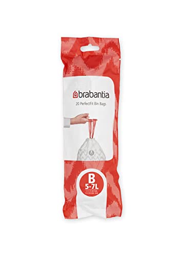 Brabantia PerfectFit Beutel 5 L (B) - 20 Stück pro Rolle 5 Liter (B) (20 Stück) von Brabantia