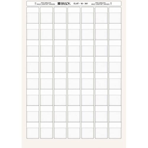 BRADY LaserTab Etiketten für Laserdrucker ELAT-18-361-2.5 29856 BRADY LaserTab Etiketten für Laserdrucker ELAT-18-361-2.5 29856 von Brady