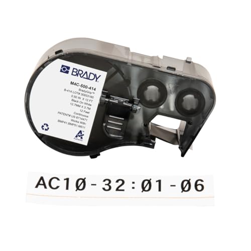 Brady B-414 Etikett B. 12.70mm für BMP41, BMP51, BMP53, M511, M410, M510 1 Polyester Brady B-414 Etikett B. 12.70mm für BMP41, BMP51, BMP53, M511, M410, M510 1 Polyester von Brady