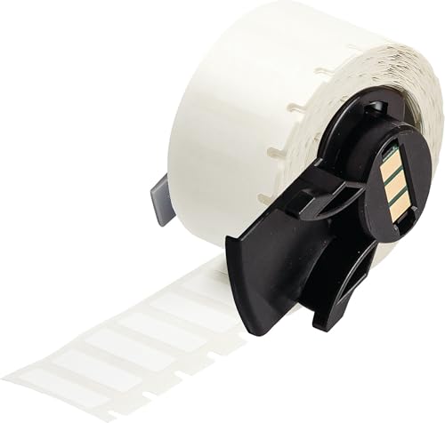 Brady B-423 Polyester Etikette auf Rolle H. 50.8mm B. 25.40mm für BMP61, BMP71 (with media adapter) 100 auf Weiß, Packung a 100 Stück von Brady
