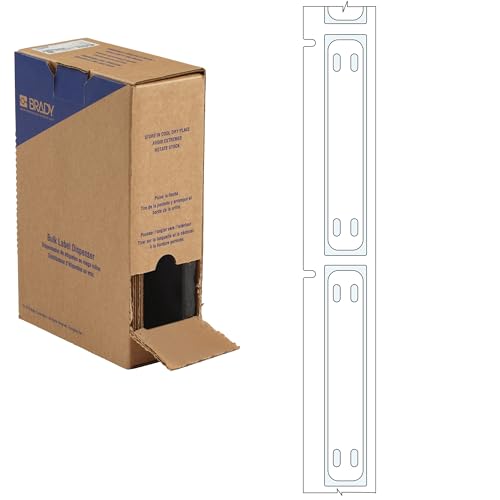 Brady B-7643 Heatex Polyurethane Cable Tag Kabeletiketten H. 60mm B. 10.00mm für BMP61, BMP71 250pro Paket auf Weiß Brady B-7643 Heatex Polyurethane Cable Tag Kabeletiketten H. 60mm B. 10.00mm für BMP61, BMP71 250pro Paket auf Weiß von Brady