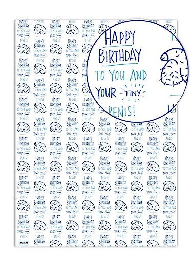 Brainbox Candy - 4 Bögen lustiges, unhöfliches Geschenkpapier "Willies" – Penis-Illustrationen Geschenkpapier für Erwachsene mit einem frechen Sinn für Humor – gefaltet, hochwertige Verpackung Brainbox Candy - 4 Bögen lustiges, unhöfliches Geschenkpapier "Willies" – Penis-Illustrationen Geschenkpapier für Erwachsene mit einem frechen Sinn für Humor – gefaltet, hochwertige Verpackung von Brainbox Candy