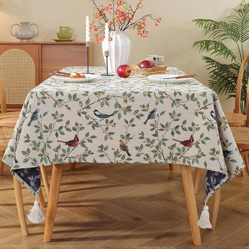 Bohemian Tischdecke Vintage Landhausstil Ölgemälde Muster Rechteckige Tischdecke Esszimmer Picknick Party Dekorationen von Brand-dashcos
