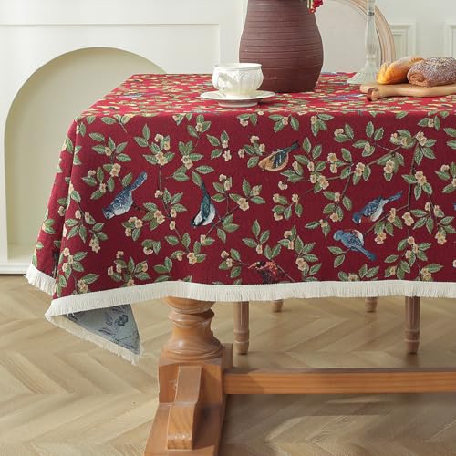 Bohemian Tischdecke Vintage Landhausstil Ölgemälde Muster Rechteckige Tischdecke Esszimmer Picknick Party Dekorationen von Brand-dashcos