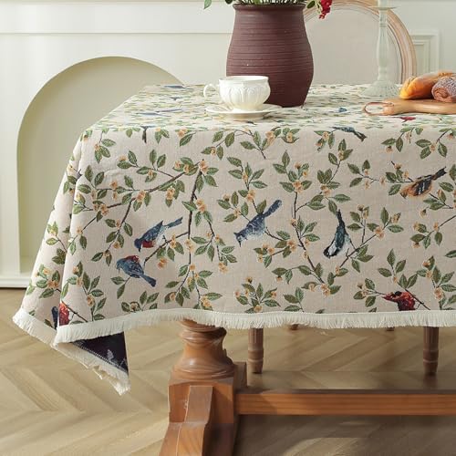 Bohemian Tischdecke Vintage Landhausstil Ölgemälde Muster Rechteckige Tischdecke Esszimmer Picknick Party Dekorationen von Brand-dashcos