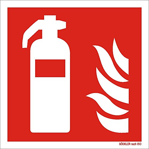 Schild Feuerlöscher-Symbol- Gr.: 50 x 50 mm Schild Feuerlöscher-Symbol- Gr.: 50 x 50 mm von Brandengel