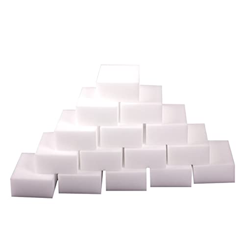 Brasse 20 Stück Melamin-Schwamm Radiergummi Schrubber Schwamm Reinigungs-Pads Mehrzweck-Reinigungsschwämme für Küche, Möbel, Badezimmer zufällig von Brasse