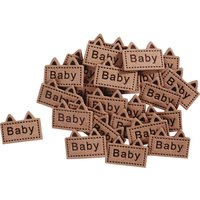 VBS Label "Baby", 25 Stück von Braun