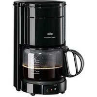 BRAUN KF 47/1 Kaffeemaschine schwarz, 10 Tassen von Braun