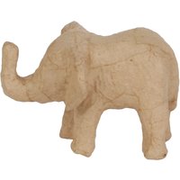 Elefant, Pappmaché Elefant, Pappmaché von décopatch
