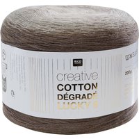 Rico Design Creative Cotton Dégradé Lucky 8 - Farbe 019 von Braun