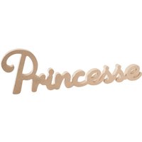 Schriftzug "Princesse" von Braun
