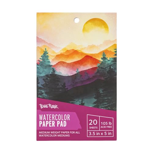 Brea Reese Aquarell-Papierblock, 7,6 x 12,7 cm, 20 Blatt, Weiß Brea Reese Aquarell-Papierblock, 7,6 x 12,7 cm, 20 Blatt, Weiß von Brea Reese