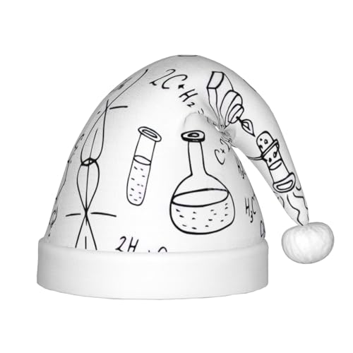 Breaux Chemie-Druck Kinder Plüsch Weihnachtsmütze, Weihnachten und Neujahrsparty Geschenke für Jungen und Mädchen Breaux Chemie-Druck Kinder Plüsch Weihnachtsmütze, Weihnachten und Neujahrsparty Geschenke für Jungen und Mädchen von Breaux