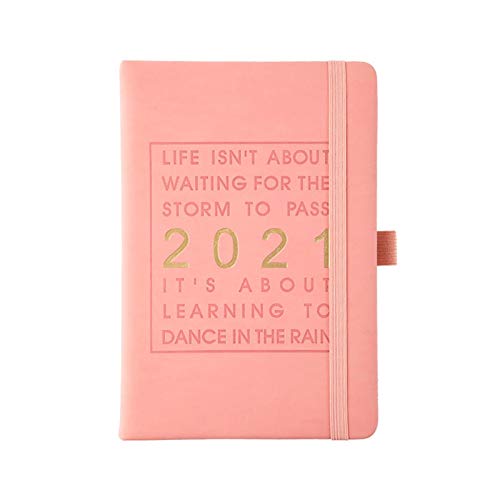 Breeshy Kalender 2021 – Notizblock wöchentlich und monatlich 2021, Januar 2021 – Dezember 2021, 320 Seiten, 8,3 Zoll x 5,7 Zoll, Rosa von Breeshy