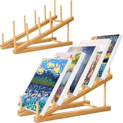 Breeshy Künstler-Trocknungsständer, 5-lagiger Ständer für Leinwandbilder, zum Malen auf Leinwand von Breeshy