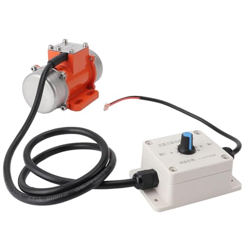 Breeshy Vibrationsmotor, 12 V, Aluminiumlegierung, 4000 U/min, einstellbare Geschwindigkeit, bürstenloser Beton für Ausrüstung (15 W) von Breeshy