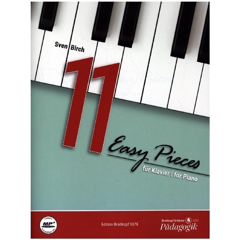 11 Easy Pieces Für Klavier - Sven Birch, Kartoniert (TB) von Breitkopf & Härtel