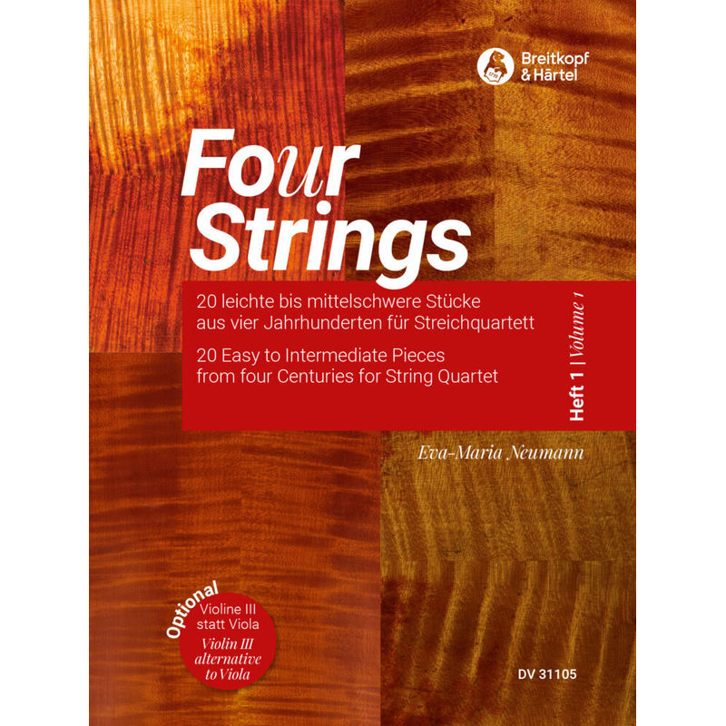 Fo(U)R Strings Heft 1 - Eva-Maria Neumann, Kartoniert (TB) von Breitkopf & Härtel