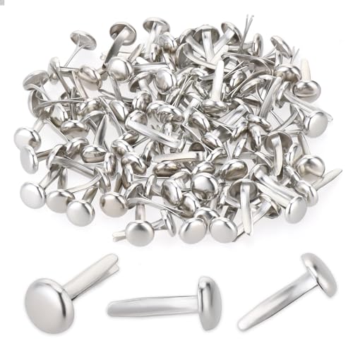 100 Stück Mini Brads Musterbeutelklammern Rundkopfklammern Musterklammern Metall Rundkopfklammern Scrapbooking Brads Musterklammern Für Schule Büro Papier Briefklammern Basteln Handwerk DIY (silber) 100 Stück Mini Brads Musterbeutelklammern Rundkopfklammern Musterklammern Metall Rundkopfklammern Scrapbooking Brads Musterklammern Für Schule Büro Papier Briefklammern Basteln Handwerk DIY (silber) von Bremorou