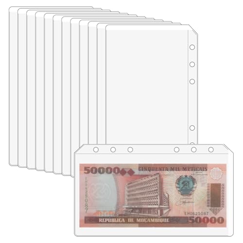 12 Stück A6 Binder Pockets, Ohne Reißverschlüsse Umschläge, 6 Löcher Binder Taschen, Wasserdicht Bindertaschen, Ringordner Bindertaschen, Budget Planer, Für Geld Umschläge Foto Sparherausforderungen 12 Stück A6 Binder Pockets, Ohne Reißverschlüsse Umschläge, 6 Löcher Binder Taschen, Wasserdicht Bindertaschen, Ringordner Bindertaschen, Budget Planer, Für Geld Umschläge Foto Sparherausforderungen von Bremorou