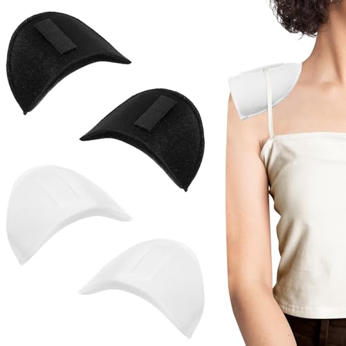 2 Paar Schulterpolster Damen Schulterpolster Ohne Nähen Schulterpolster Mit Klettband Rutschfeste Schulterpolster Schulterpolster Shoulder Pads Schulterpolster Schwamm Nähen Für Nähen Anzüge Blazer 2 Paar Schulterpolster Damen Schulterpolster Ohne Nähen Schulterpolster Mit Klettband Rutschfeste Schulterpolster Schulterpolster Shoulder Pads Schulterpolster Schwamm Nähen Für Nähen Anzüge Blazer von Bremorou