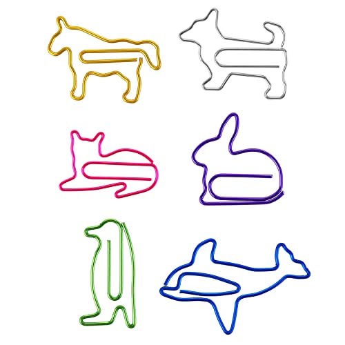 30 Stück Büroklammern Aus Metall, Büroklammern Motiv Tiere Cartoon Bunt Tier Design Büroklammern Neuartige Formen Büroklammern Lesezeichen Für Büro Schule Schreibwaren Dokumente Gifts For Children 30 Stück Büroklammern Aus Metall, Büroklammern Motiv Tiere Cartoon Bunt Tier Design Büroklammern Neuartige Formen Büroklammern Lesezeichen Für Büro Schule Schreibwaren Dokumente Gifts For Children von Bremorou