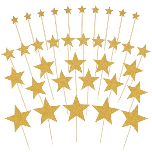 Goldene Cupcake Deko 35 Stück Sterne Muffin Deko Glitter Muffins für Geburtstag Hochzeit Baby Dusche Verlobung Weihnachten Party Kuchen Cupcake Goldene Cupcake Deko 35 Stück Sterne Muffin Deko Glitter Muffins für Geburtstag Hochzeit Baby Dusche Verlobung Weihnachten Party Kuchen Cupcake von Bremorou