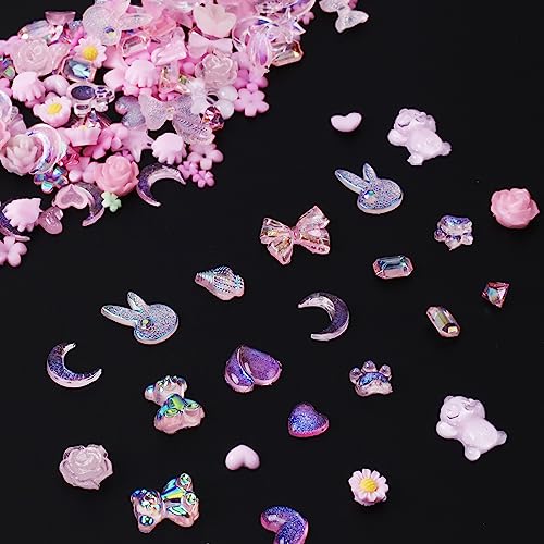 Nail Art Dekoration 100 Stück Nagel Art Charms 3d Nail Art Deko Set, 3d Herz Bär Schmetterlings Blume Strasssteine Valentinstag Für Nägel Diy Handyhülle Dekoration Nail Art Dekoration 100 Stück Nagel Art Charms 3d Nail Art Deko Set, 3d Herz Bär Schmetterlings Blume Strasssteine Valentinstag Für Nägel Diy Handyhülle Dekoration von Bremorou