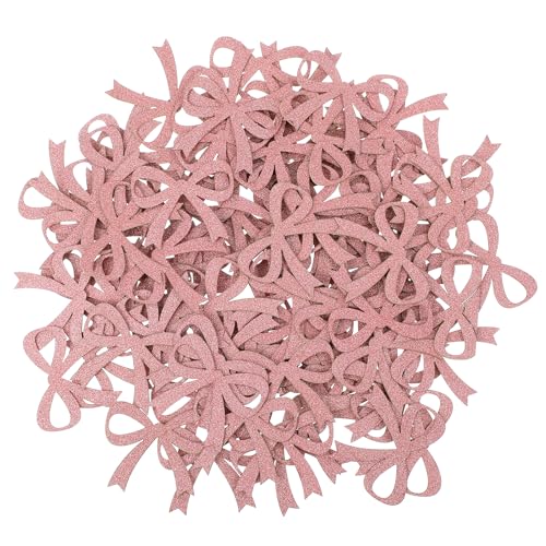 Schleifenkonfetti 300 Stück rosa Schleife Junggesellenabschied Konfetti Glitzer Rosa Kokette Schleife zum Binden des Knotens Junggesellinnenabschied Geburtstag Verlobung Hochzeit Party Dekoration Schleifenkonfetti 300 Stück rosa Schleife Junggesellenabschied Konfetti Glitzer Rosa Kokette Schleife zum Binden des Knotens Junggesellinnenabschied Geburtstag Verlobung Hochzeit Party Dekoration von Bremorou
