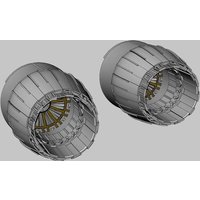 MiG-29A - Engine nozzles von Brengun