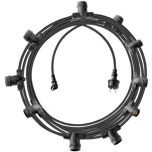 Brennenstuhl Kette 10xE27 Glühbirnen ausgeschlossen mit 10 Meter Kabel schwarz - 1175190020 Brennenstuhl Kette 10xE27 Glühbirnen ausgeschlossen mit 10 Meter Kabel schwarz - 1175190020 von Brennenstuhl