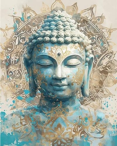 Brennora 11CT Vorgedrucktes Kreuzstich-Set Buddha-Figur für Erwachsene und Anfänger DIY Stickbilder für Wandkunst-Heimdekoration 40×50cm Brennora 11CT Vorgedrucktes Kreuzstich-Set Buddha-Figur für Erwachsene und Anfänger DIY Stickbilder für Wandkunst-Heimdekoration 40×50cm von Brennora