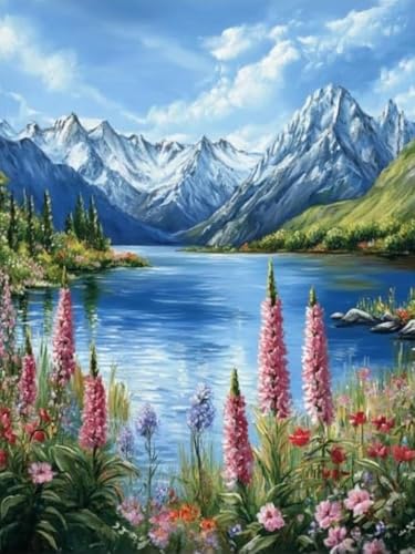 Brennora 11CT Vorgedrucktes Kreuzstich-Set Naturlandschaft für Erwachsene und Anfänger DIY Stickbilder für Wandkunst-Heimdekoration 40x50 cm Brennora 11CT Vorgedrucktes Kreuzstich-Set Naturlandschaft für Erwachsene und Anfänger DIY Stickbilder für Wandkunst-Heimdekoration 40x50 cm von Brennora