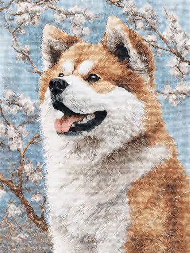 Brennora 5D Diamond Painting Set Schäferhund Erwachsene DIY-Mosaik Arts Crystal Strass Kunsthandwerk für Zuhause Wand Dekor 40x50 cm von Brennora
